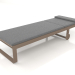 3d model Chaise longue alta (Bronce) - vista previa