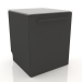 3d model Wardrobe 60 cm (black) - preview