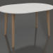 3d model Mesa de comedor Skanda (1300x900, blanca) - vista previa