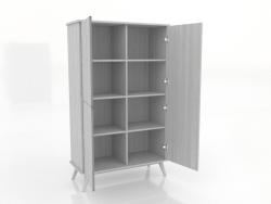 Cabinet 5 1000x450x1650 mm (open, white RAL 9010)