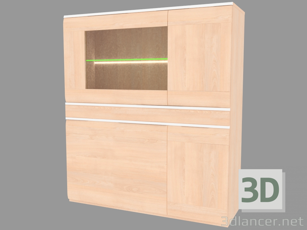 3d model Buffet alto (6210-07) - vista previa