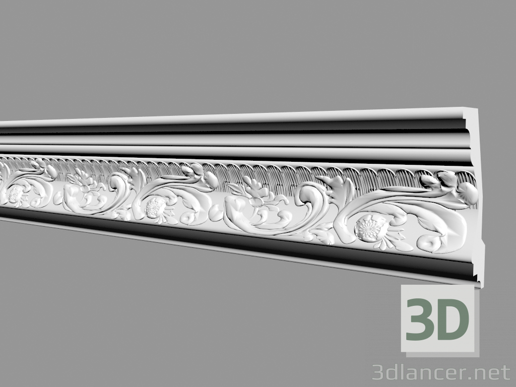 3d model Cornice C124 - preview