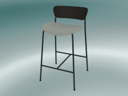 Tabouret de bar Pavilion (AV8, H 85cm, 48х50cm, Noyer, Balder 612)