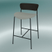 3d model Bar stool Pavilion (AV8, H 85cm, 48х50cm, Walnut, Balder 612) - preview