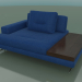 3d model Ermes module with armrest (1960 x 1410 x 850, 196ER-141-AL-CTR) - preview