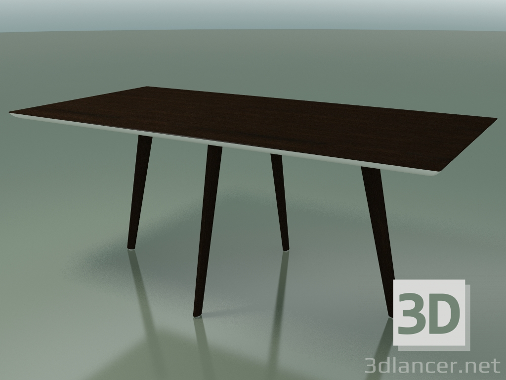 Modelo 3d Mesa retangular 3505 (H 74 - 180x90 cm, M02, Wenge, opção 1) - preview