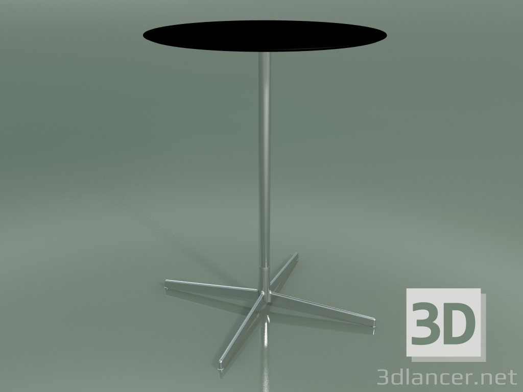 modèle 3D Table ronde 5563 (H 103,5 - Ø 79 cm, Noir, LU1) - preview