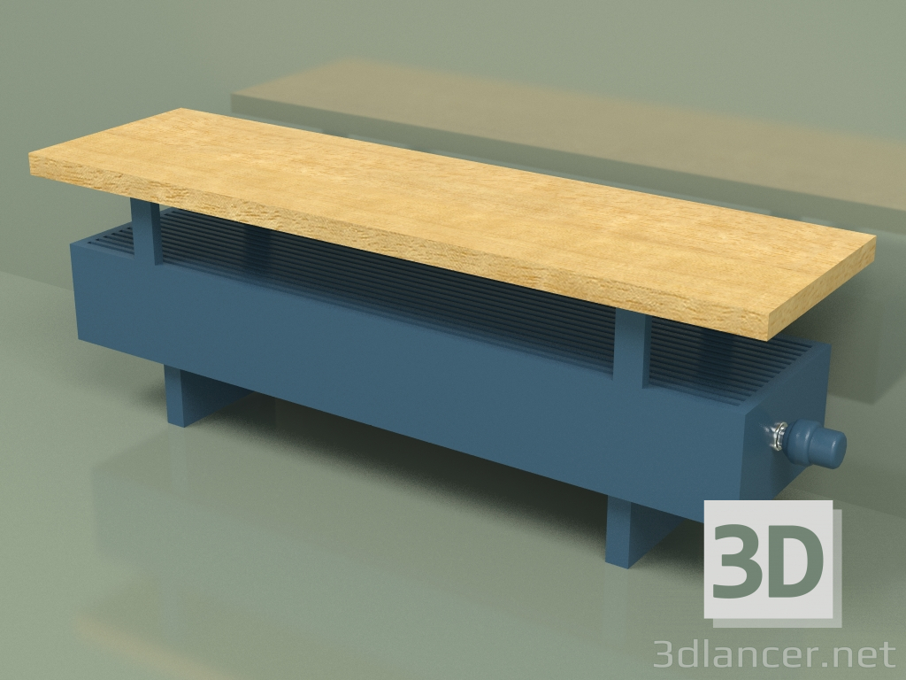 modello 3D Convector - Aura Bench (140x1000x236, RAL 5001) - anteprima