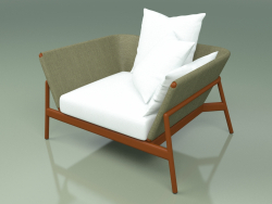 Sofa 001 (Metall Rost, Batyline Olive)