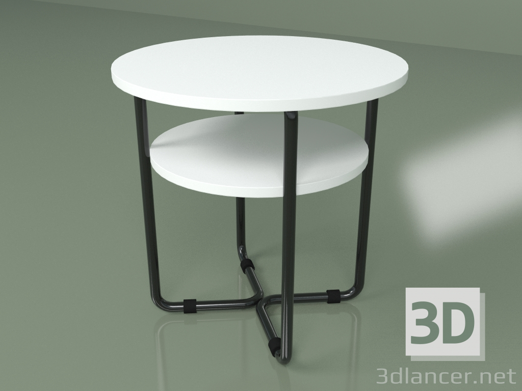 Modelo 3d Mesa de centro (branca) - preview