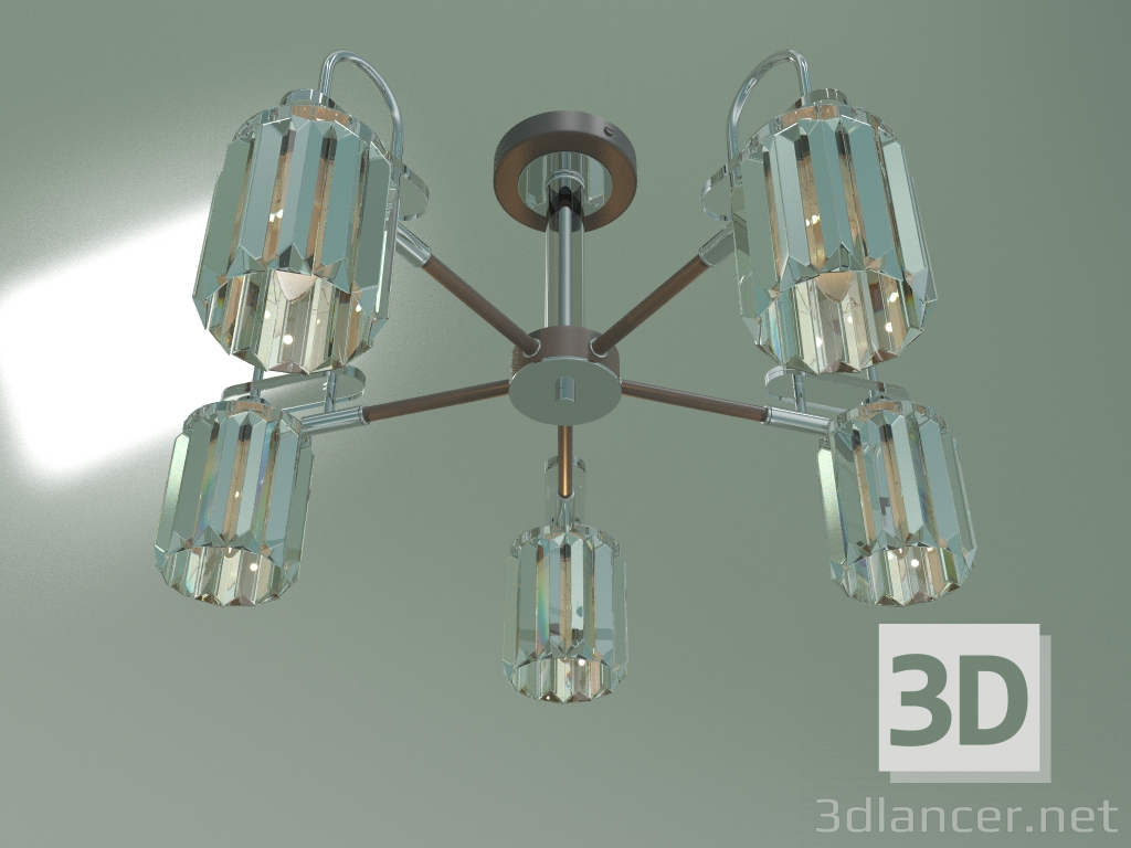 Modelo 3d Candelabro de teto Tenia 70090-5 (cromo) - preview