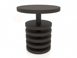 Dining table DT 03 (D=700x750, wood brown dark)