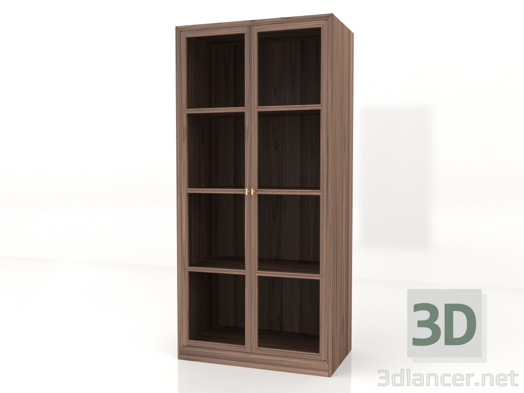 3d model Vitrina Armadio Cremonese L 100 H 210 - vista previa