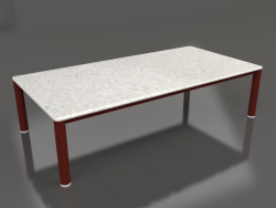 Coffee table 70×140 (Wine red, DEKTON Sirocco)