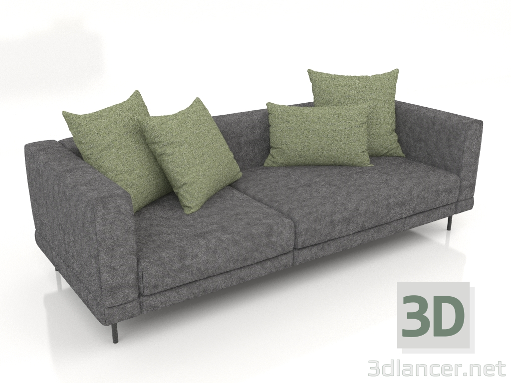 3D Modell Sofa Carol-2 asymmetrisch (Galioano 03) - Vorschau