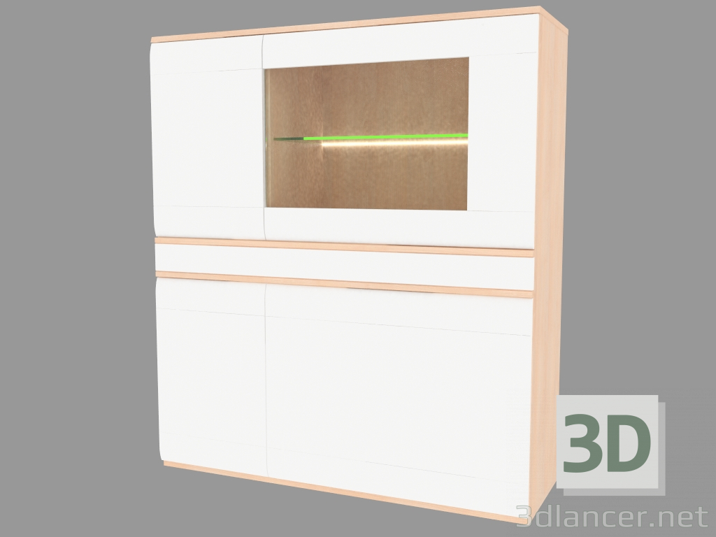 3D Modell Buffet hoch (6210-08) - Vorschau