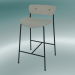 modèle 3D Tabouret de bar Pavilion (AV8, H 85cm, 48х50cm, Chêne laqué, Balder 612) - preview