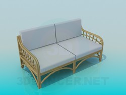 Wicker Sofa