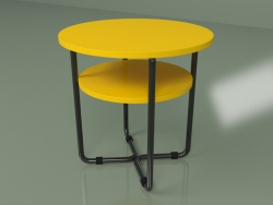 Table basse (jaune-moutarde)