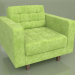 modèle 3D Fauteuil Cosmo (Velours vert) - preview