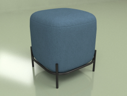 Pouf carré Pawai (bleu)