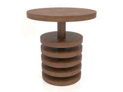 Dining table DT 03 (D=700x750, wood brown light)