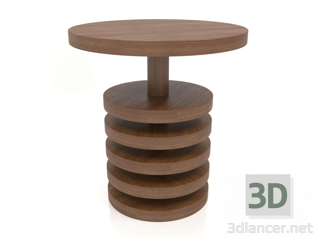 modèle 3D Table à manger DT 03 (D=700x750, bois brun clair) - preview