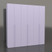 modèle 3D Armoire MW 02 peinture (2700x600x2800, lilas) - preview