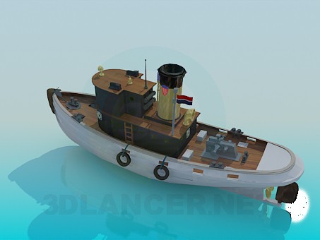 modèle 3D Bateau - preview