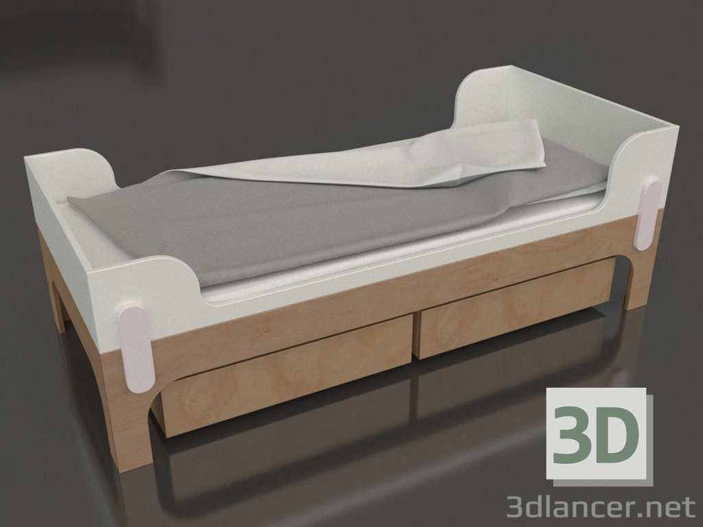 3d model Cama TUNE Y (BPTYA1) - vista previa