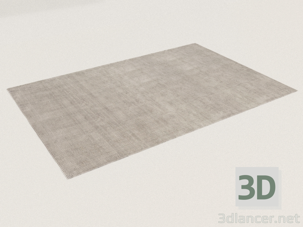 3D modeli Halı IVETTE GLACIER GRİ (200x300) - önizleme