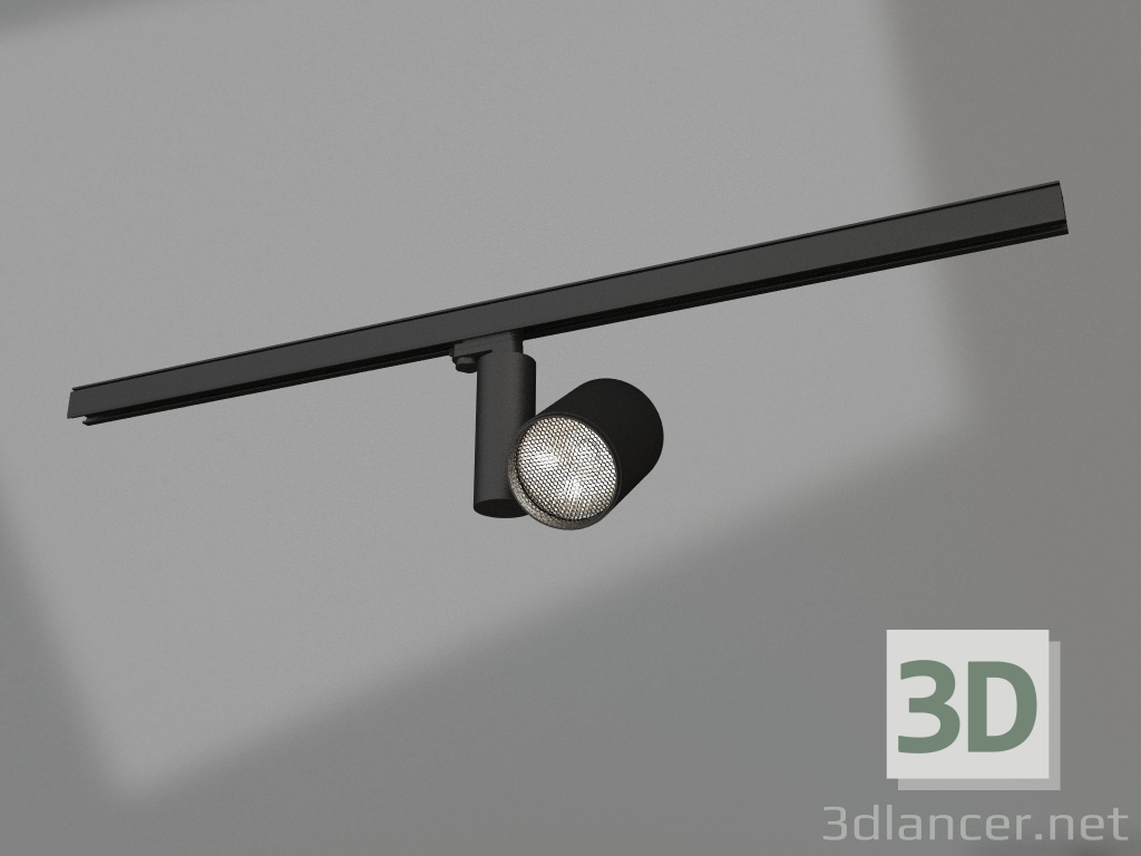 3d model Lamp LGD-SHOP-4TR-R100-40W Warm3000 (BK, 24 deg, 230V, DALI) - preview