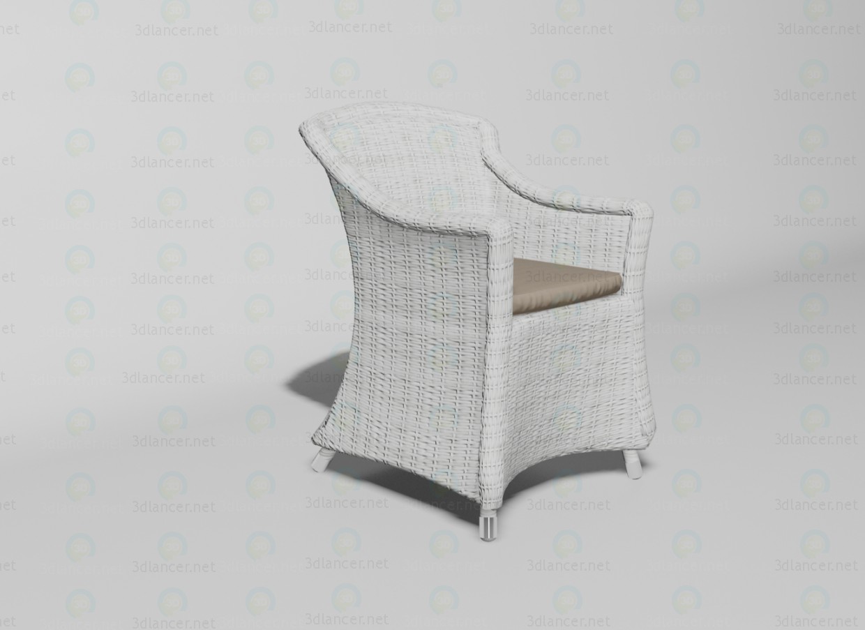 3d model Sillón de Matinique - vista previa