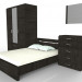 3d Bedroom set from "Union" model buy - render