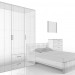 3d Bedroom set from "Union" model buy - render