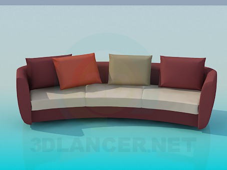 3D Modell Sofa - Vorschau