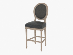 Bar chair VINTAGE LOUIS ROUND HIGH BAR STOOL (8828.2001)