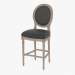 Modelo 3d Bar cadeira VINTAGE LOUIS ROUND STOOL High Bar (8828.2001) - preview