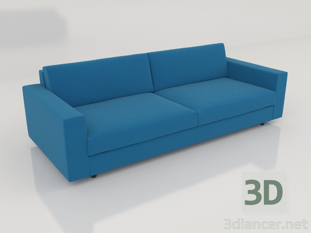 modèle 3D Canapé 3 places - preview