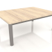 3d model Mesa de centro 70×94 (Gris cuarzo, madera de Iroko) - vista previa