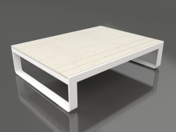 Coffee table 120 (DEKTON Danae, White)