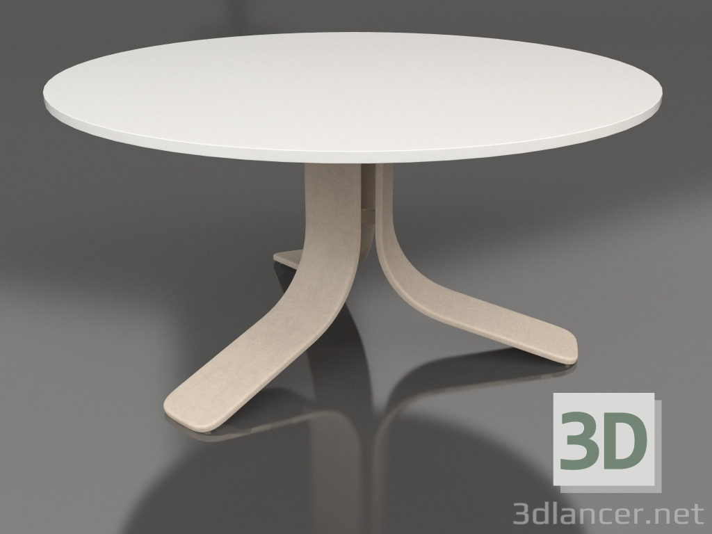 3d модель Стол кофейный Ø80 (Sand, DEKTON Zenith) – превью