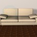 3D Modell Sofa und Sessel - Vorschau