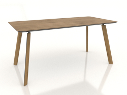 Table à manger BRASKO 1600x800x750 mm (chêne naturel)