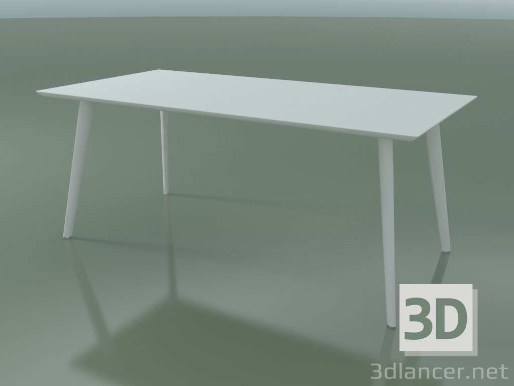 3d model Mesa rectangular 3505 (H 74 - 180x90 cm, M02, L07, opción 2) - vista previa