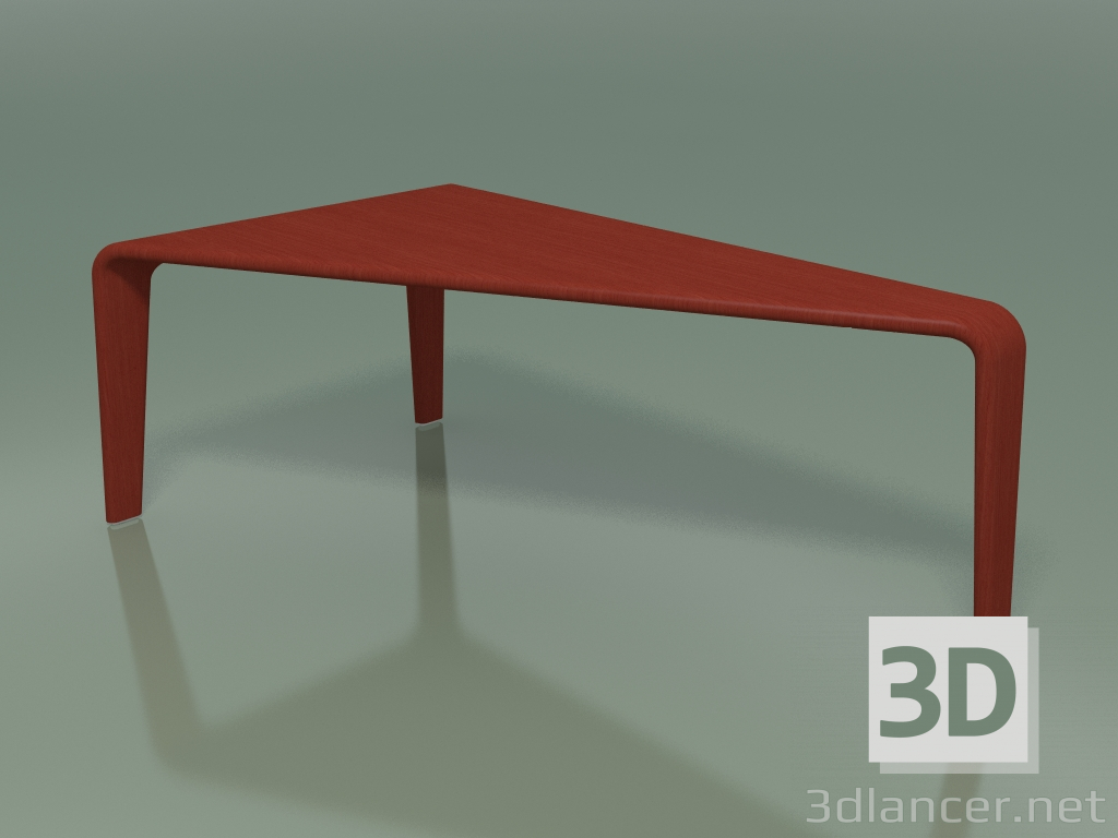 3D Modell Couchtisch 3851 (H 36 - 93 x 53 cm, rot) - Vorschau