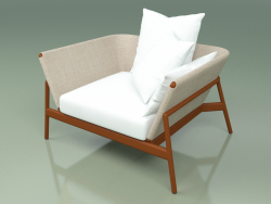 Sofa 001 (Metall Rost, Batyline Sand)