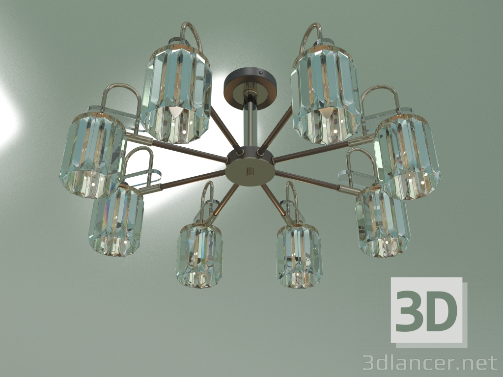 Modelo 3d Candelabro de teto Tenia 70090-8 (ouro) - preview