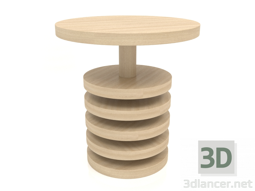 3d модель Стіл обідній DT 03 (D=700x750, wood white) – превью