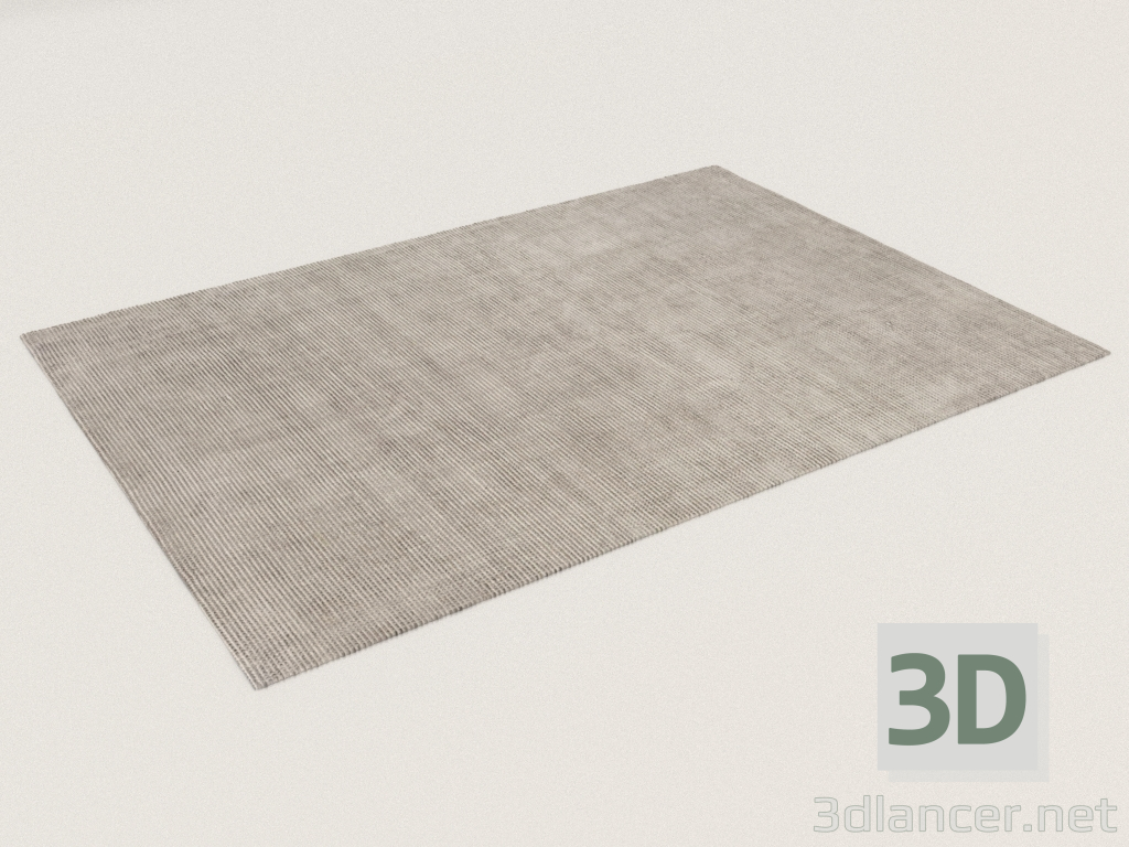 3D modeli Halı IVETTE GLACIER GRİ (160x230) - önizleme